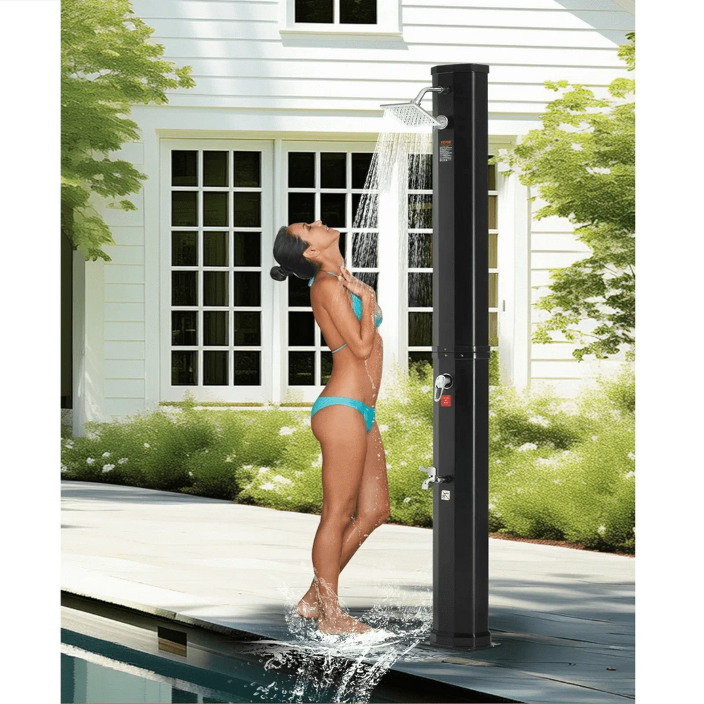 Douchette Solaire Extérieure 40L Piscine Jardin Camping Chauffe Naturelle – Nomadis