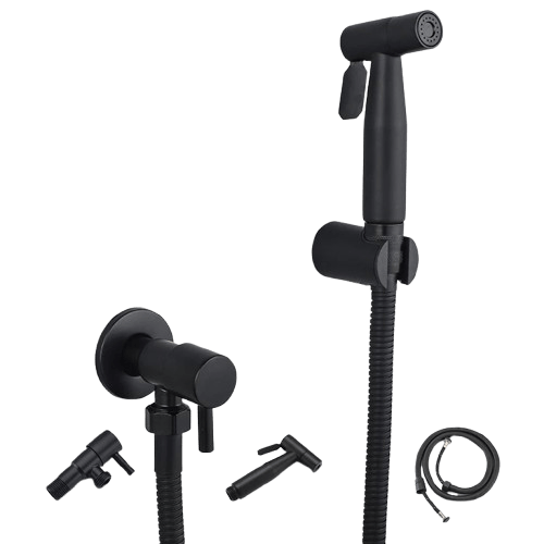 Douchette WC Noire Bidet Intégré Design et Hygiène – Purelia