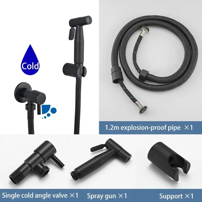 Douchette WC Noire Bidet Intégré Design et Hygiène – Purelia
