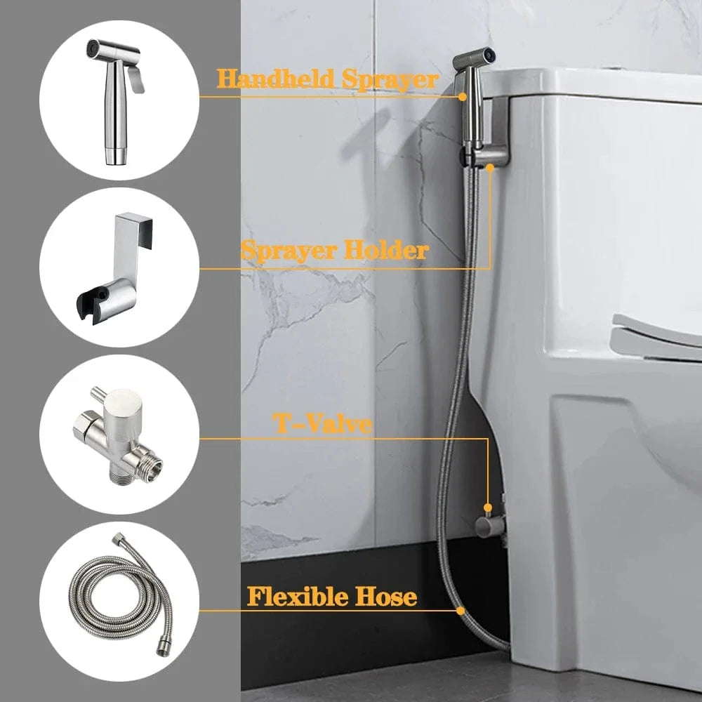 Douchette WC Hygiène Quotidienne Jet Précis Pose Facile – Purelia