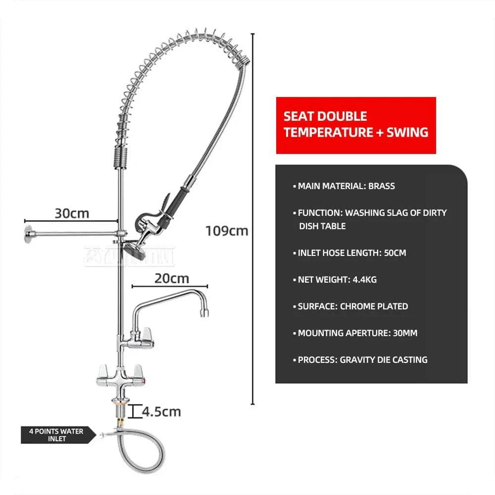 Douchette Professionnelle Ergonomique Cuisine Fonctions Avancées – Fornéa
