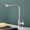 Robinet Cuisine avec Douchette Noire Inox Anti-Traces – Fornéa