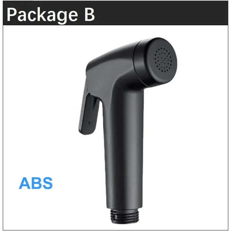Mitigeur Noir WC avec Bidet Intégré et Douchette Design Moderne – Purelia
