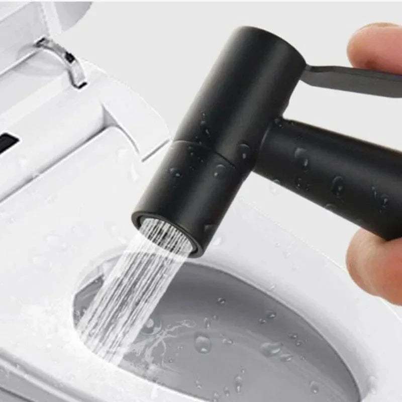 Mitigeur Noir WC avec Bidet Intégré et Douchette Design Moderne – Purelia