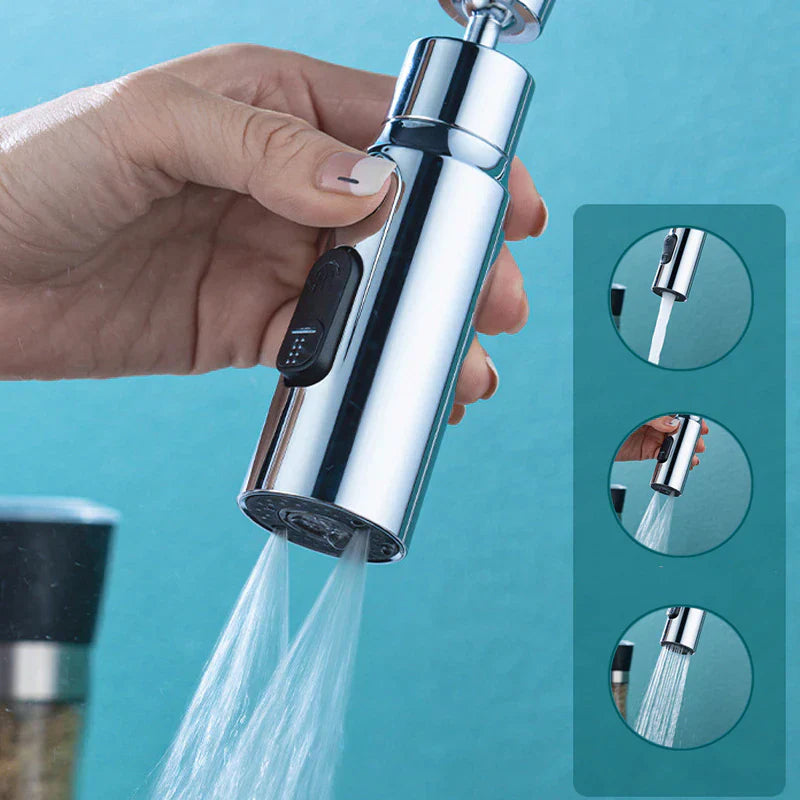 Embout Douchette Robinet Cuisine Extension Flexible Portée Doublée – Aeryo