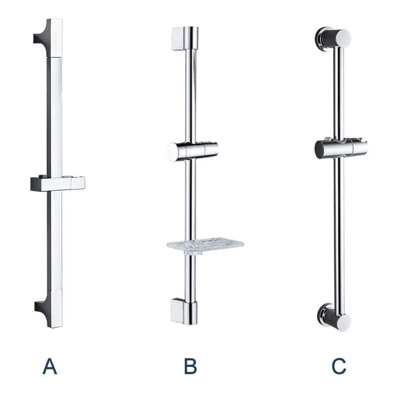 Ensemble Douche Barre Ajustable Inox Argenté Hauteur sur Mesure – Spalys