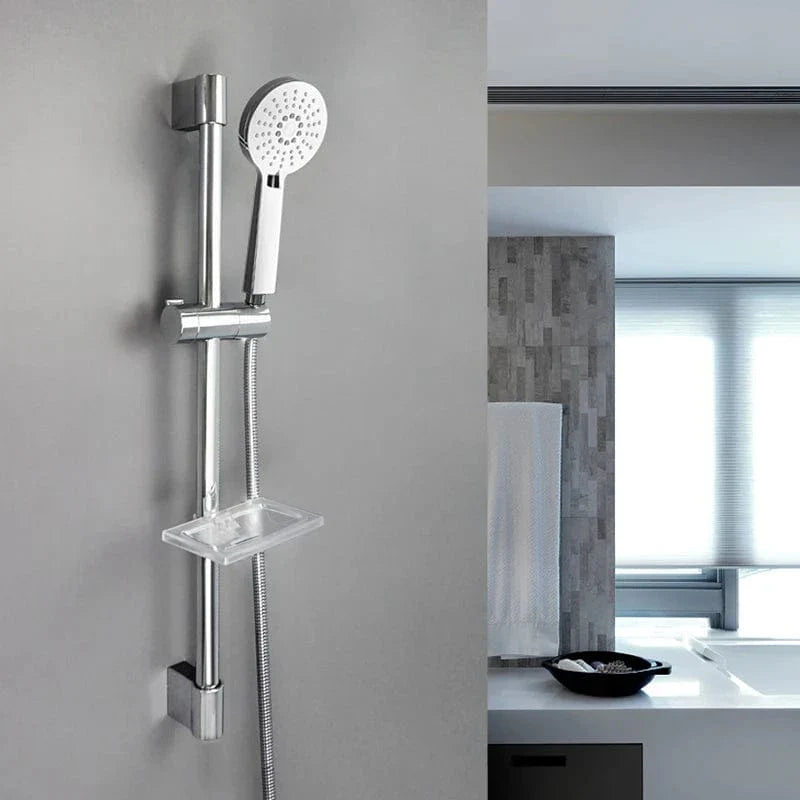 Ensemble Douche Barre Ajustable Inox Argenté Hauteur sur Mesure – Spalys