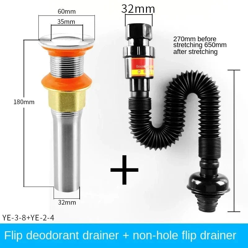 Siphon Évier Déodorant Barrière Anti-Odeurs Durable – Silka