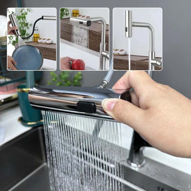 Extension Robinet Rotative 3 Modes de Jet Polyvalence en Cuisine – Aeryo