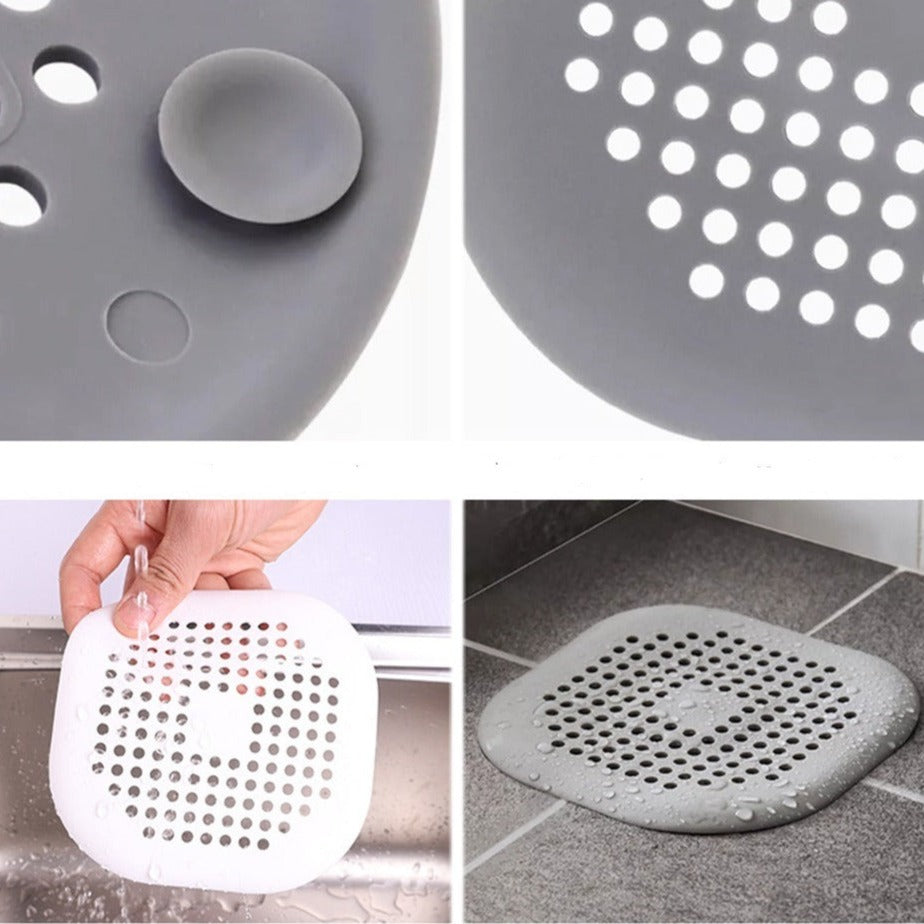 Filtre Silicone Évier Anti-Obstruction Retient Cheveux et Débris – Draynor