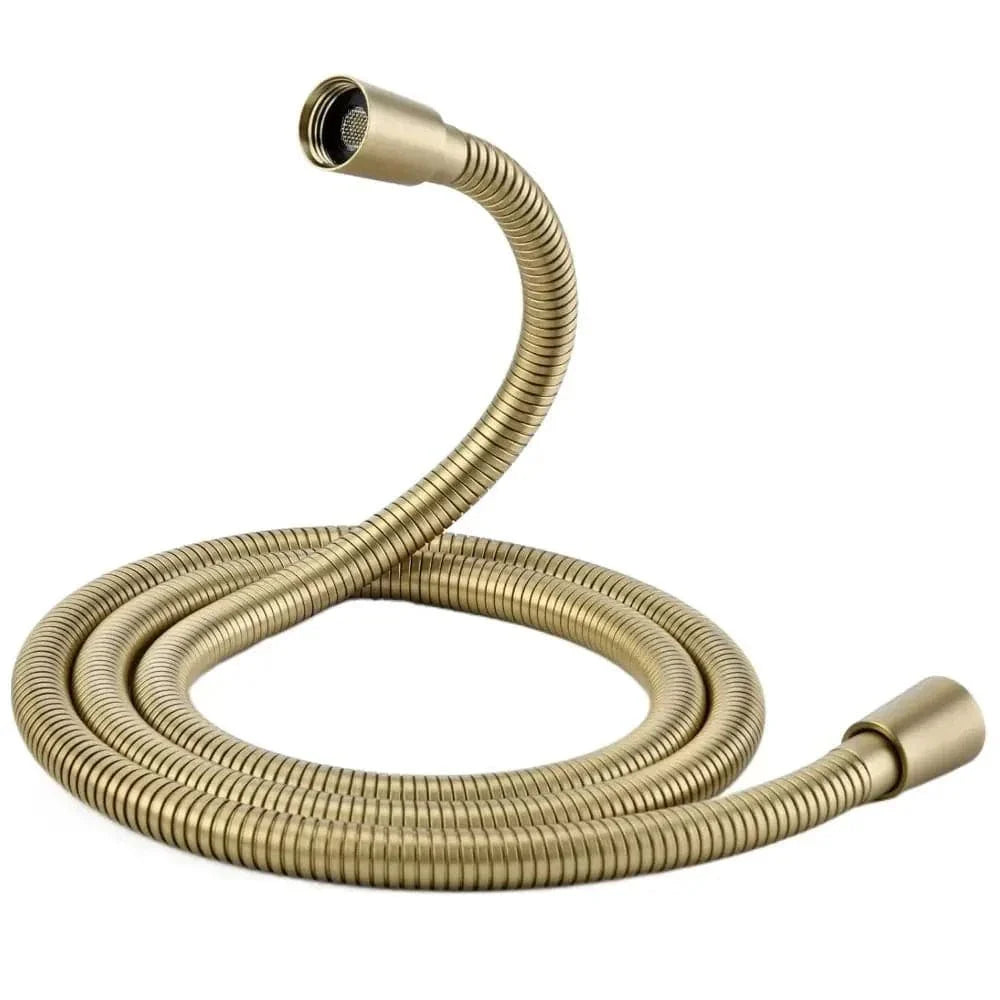 Pommeau de Douche et Flexible Or Titane Finition Précieuse – Pluvia