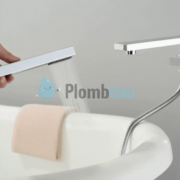 Pommeau de Douche Carré Haute Pression Design Épuré et Puissant – Pluvia