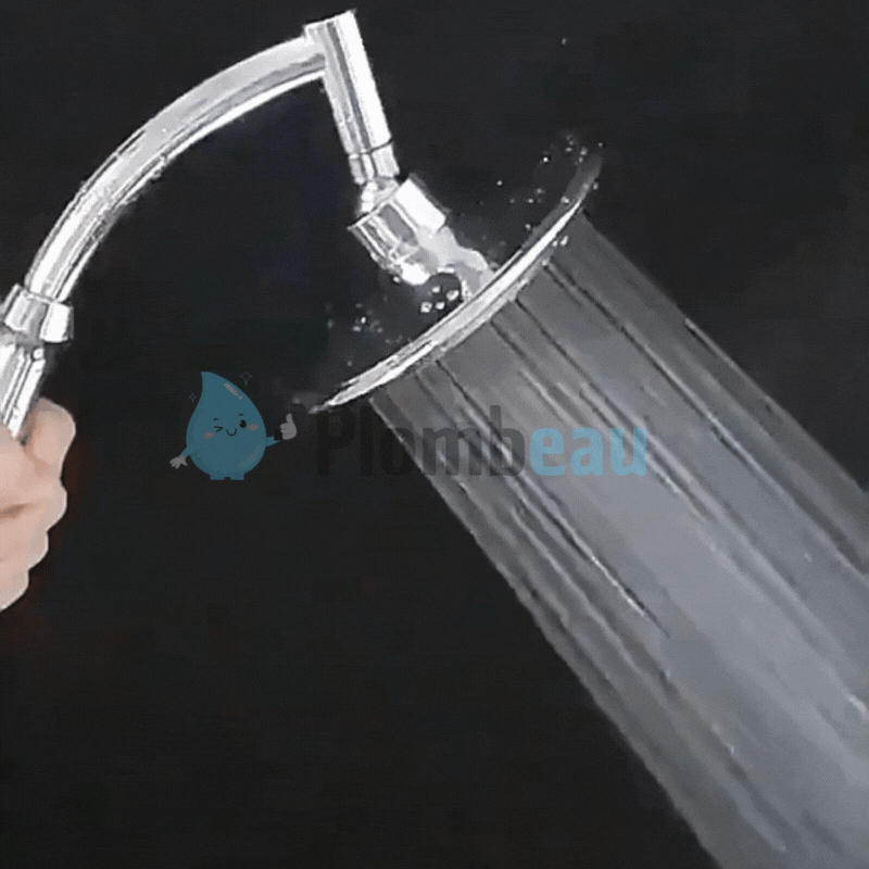 Pommeau de Douche Effet Pluie Jet Relaxant Ambiance Spa – Pluvia