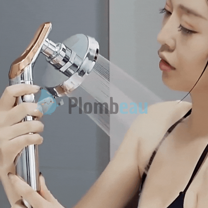 Pommeau de Douche Haute Pression Ultra Puissant Salle de Bain Élégante – Pluvia
