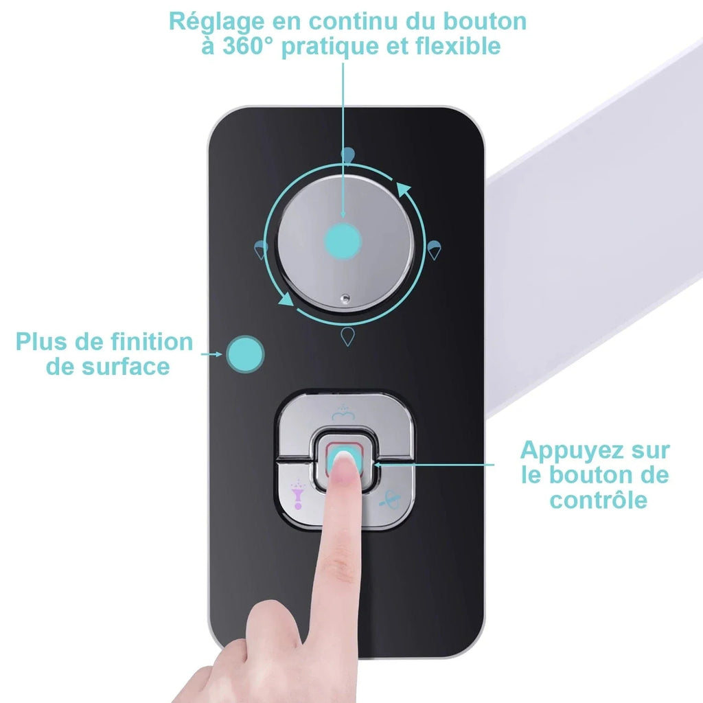 Kit WC Japonais Ultra-Fin Non Électrique Hygiène Intime Facile – Nihona