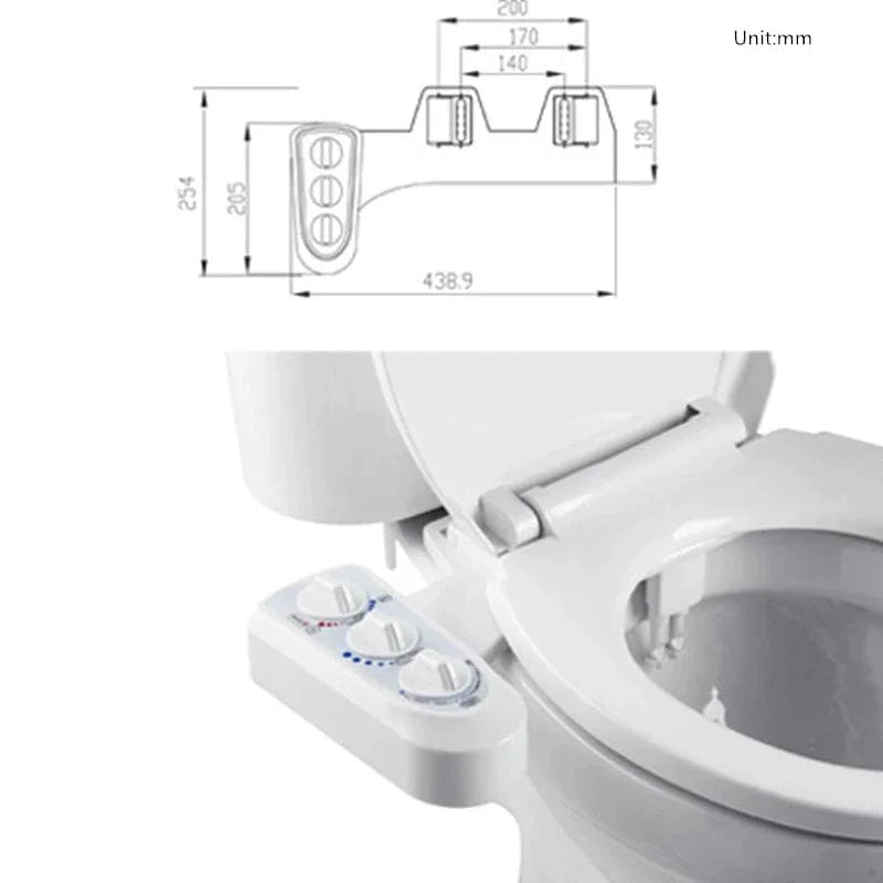Lunette WC Japonais Bidet Intégré Hygiène Optimale Sans Travaux – Nihona