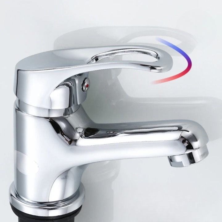Robinet Lavabo Classique Chromé Finition Brillante Intemporelle – Solvane