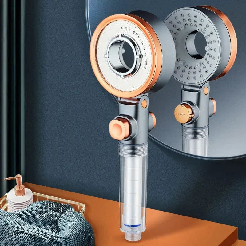 Pommeau de Douche Double Face Deux Jets en Un Économe en Eau – Pluvia