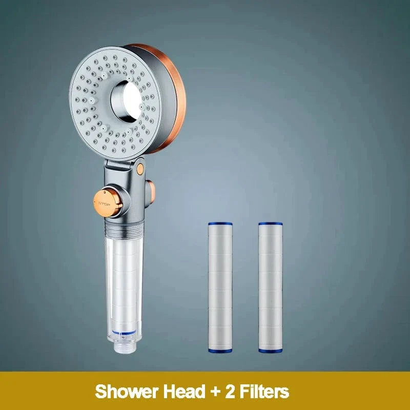 Pommeau de Douche Double Face Deux Jets en Un Économe en Eau – Pluvia