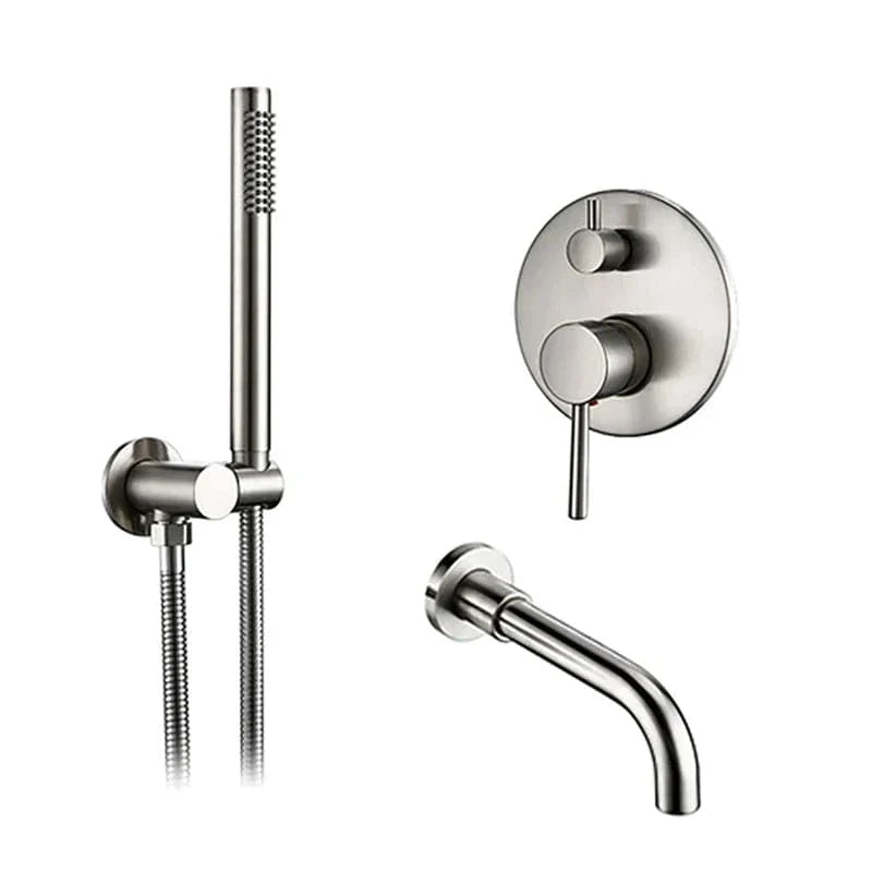 Mitigeur Baignoire Douche Doré Mat Brossé Finition Anti-Traces – Vertane