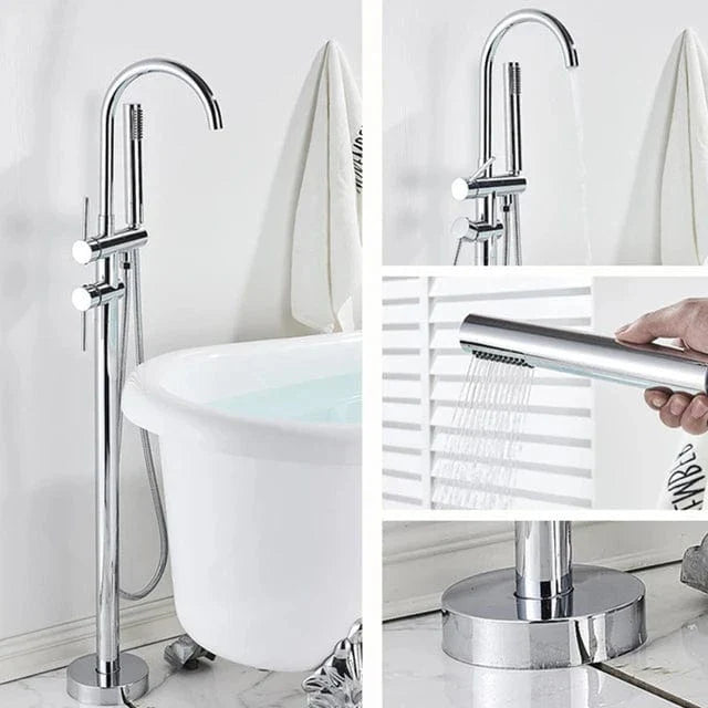 Mitigeur Baignoire Îlot Finition Laquée Élégance Contemporaine – Vertane
