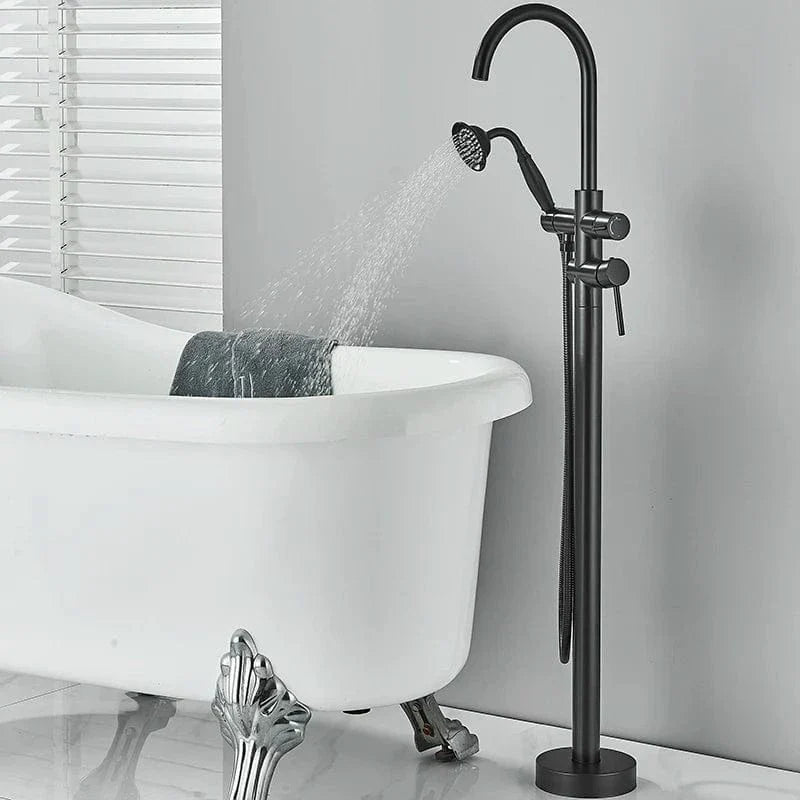 Mitigeur Baignoire Îlot Finition Laquée Élégance Contemporaine – Vertane