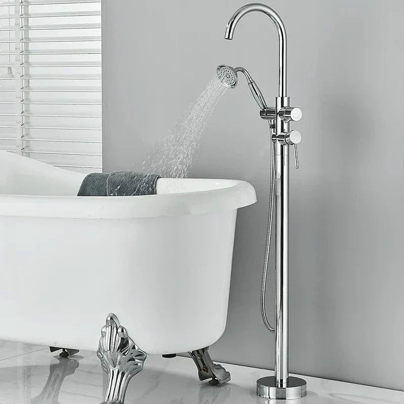 Mitigeur Baignoire Îlot Finition Laquée Élégance Contemporaine – Vertane