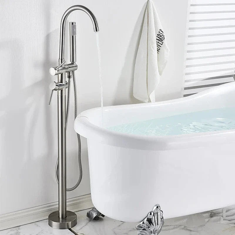 Mitigeur Baignoire Îlot Finition Laquée Élégance Contemporaine – Vertane