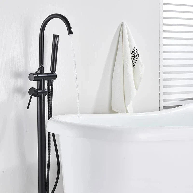 Mitigeur Baignoire Îlot Finition Laquée Élégance Contemporaine – Vertane