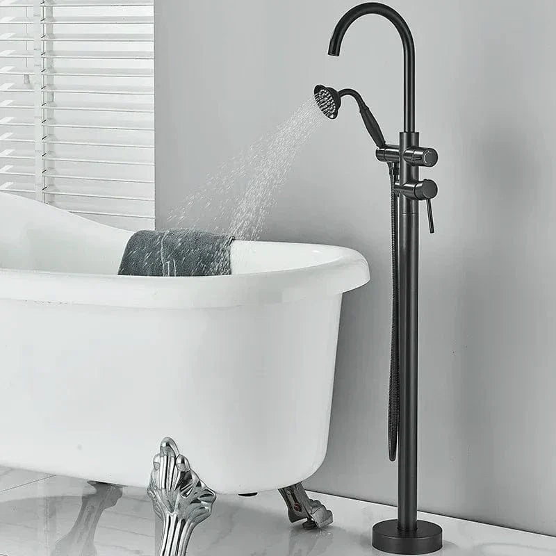 Mitigeur Baignoire Îlot Finition Laquée Élégance Contemporaine – Vertane