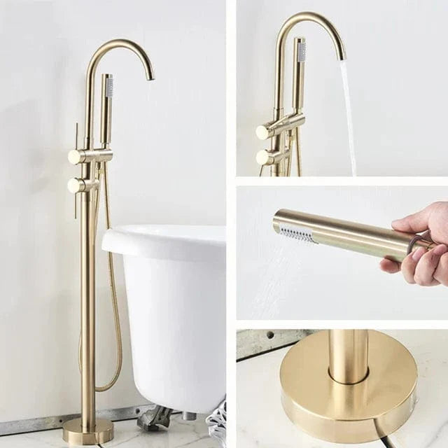 Mitigeur Baignoire Îlot Finition Laquée Élégance Contemporaine – Vertane