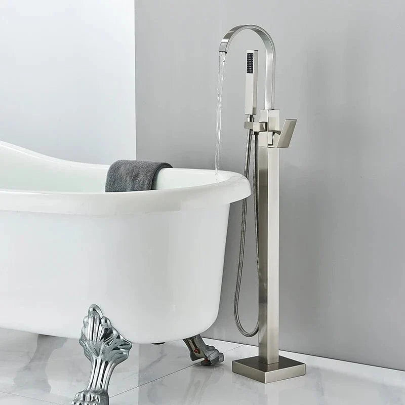 Mitigeur Baignoire Îlot Finition Laquée Élégance Contemporaine – Vertane