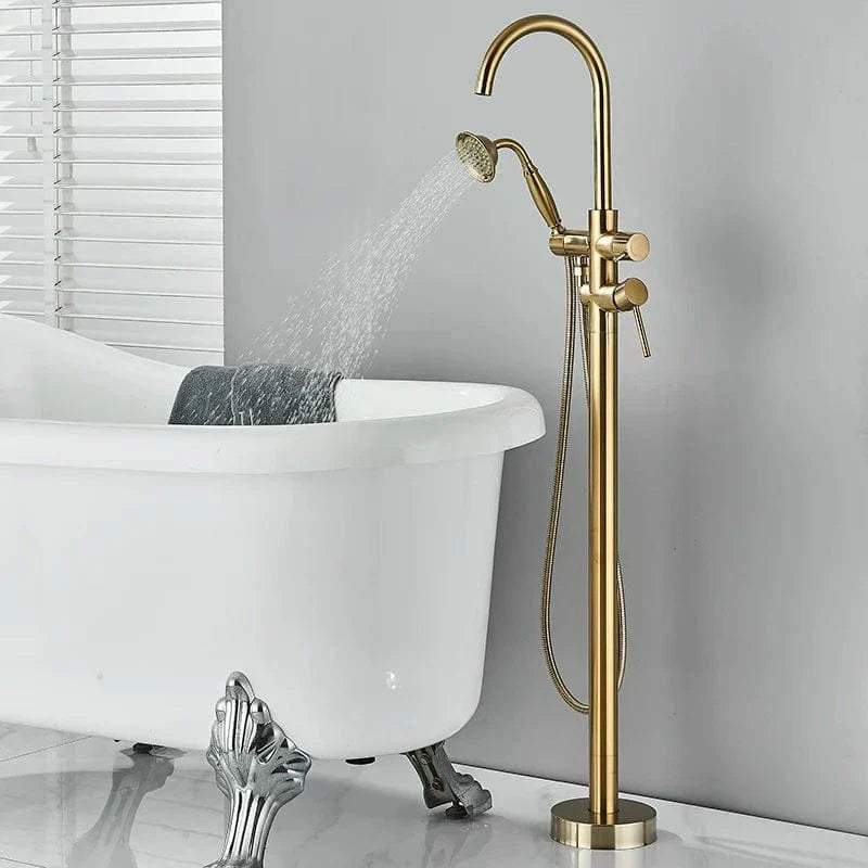 Mitigeur Baignoire Îlot Finition Laquée Élégance Contemporaine – Vertane