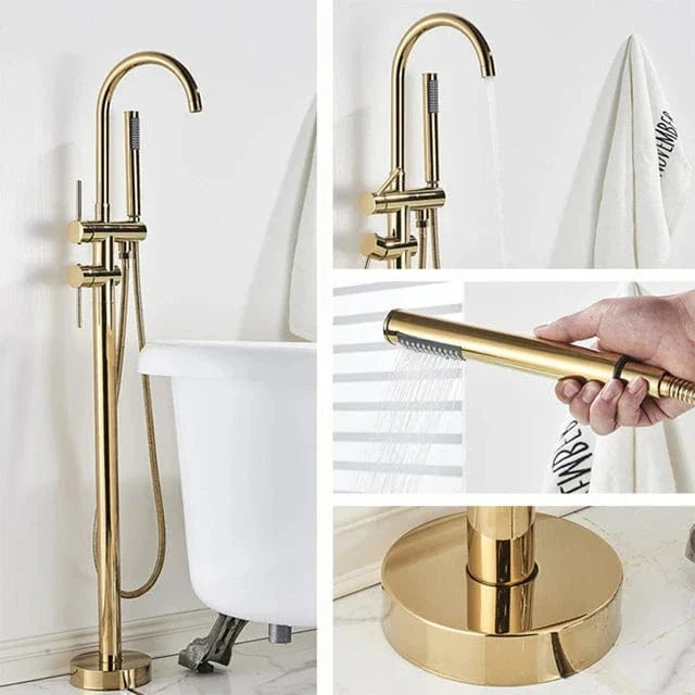 Mitigeur Baignoire Îlot Finition Laquée Élégance Contemporaine – Vertane