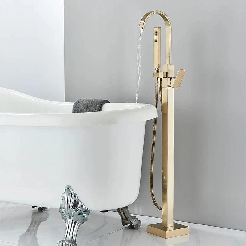 Mitigeur Baignoire Îlot Finition Laquée Élégance Contemporaine – Vertane