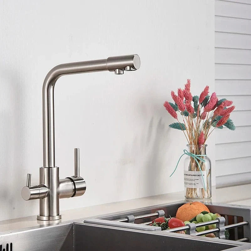 Mitigeur Cuisine 3 Voies Eau Filtrée et Courante Séparées – Cuvéa