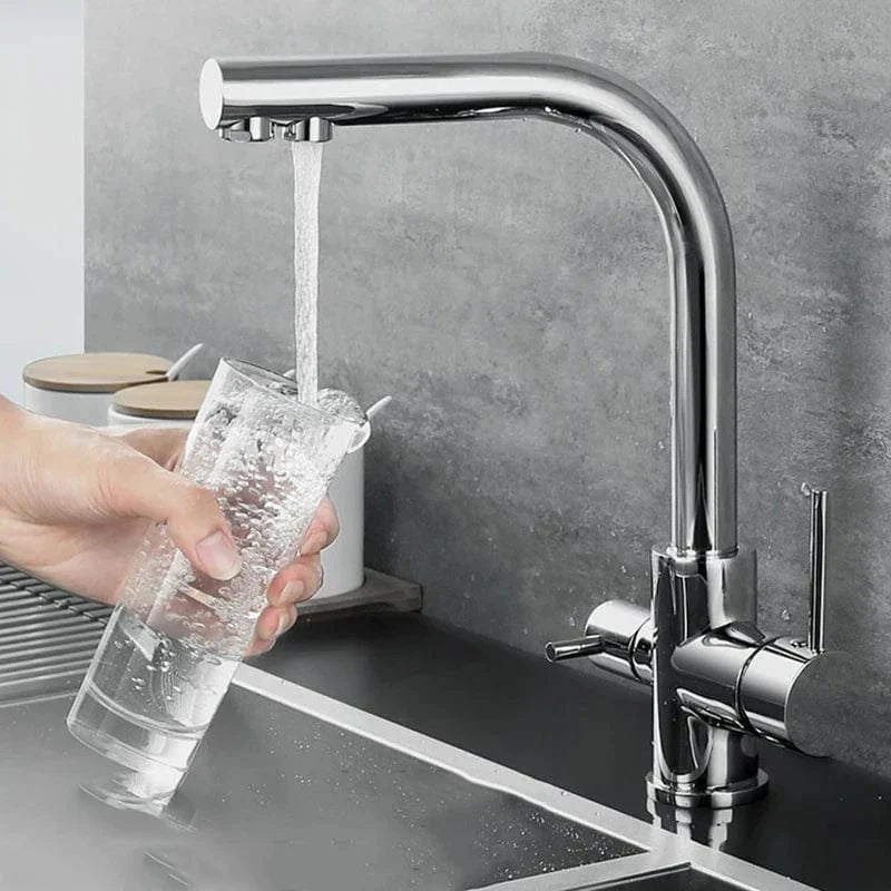 Mitigeur Cuisine 3 Voies Eau Filtrée et Courante Séparées – Cuvéa