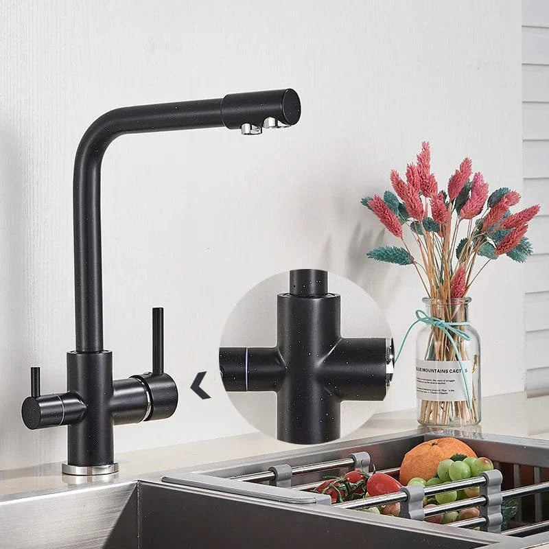 Mitigeur Cuisine 3 Voies Eau Filtrée et Courante Séparées – Cuvéa
