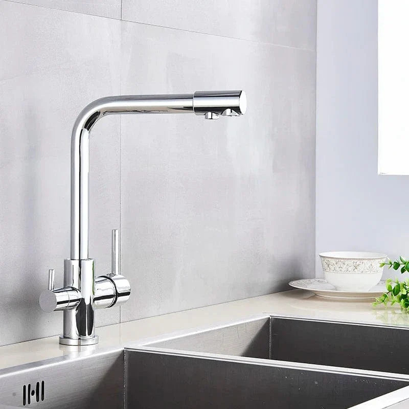 Mitigeur Cuisine 3 Voies Eau Filtrée et Courante Séparées – Cuvéa