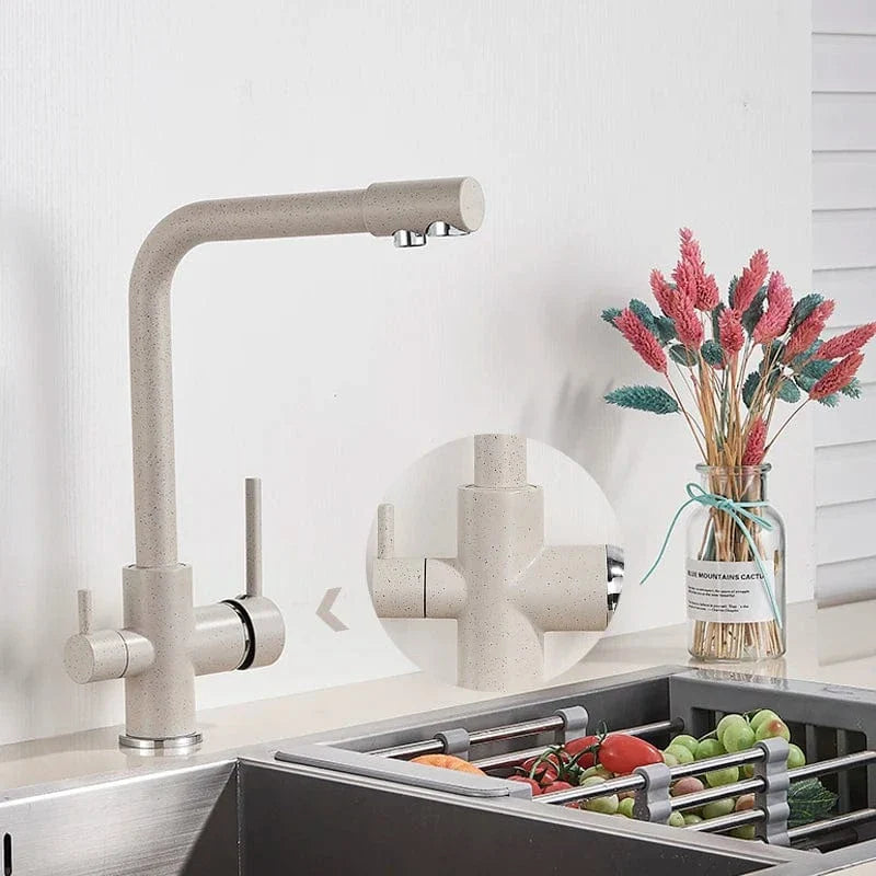 Mitigeur Cuisine 3 Voies Eau Filtrée et Courante Séparées – Cuvéa