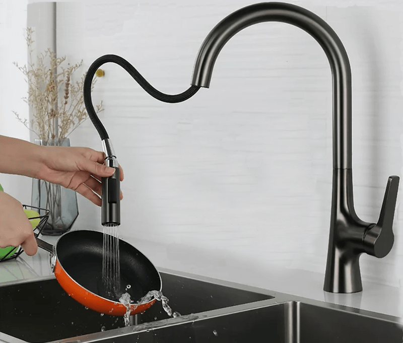 Mitigeur Cuisine Douchette Extractible Rinçage Sans Effort – Cuvéa