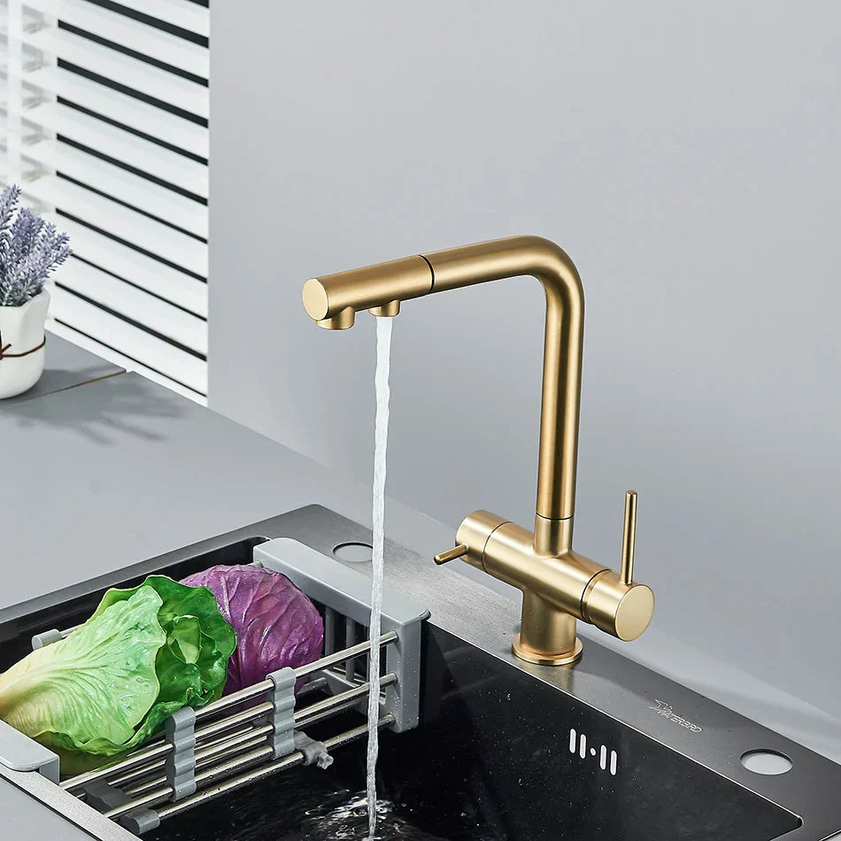 Mitigeur Cuisine Purifiant Douchette Extractible Eau Filtrée au Robinet – Cuvéa