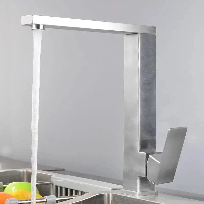 Mitigeur Cuisine Laiton Brossé Design Moderne Toucher Doux – Cuvéa