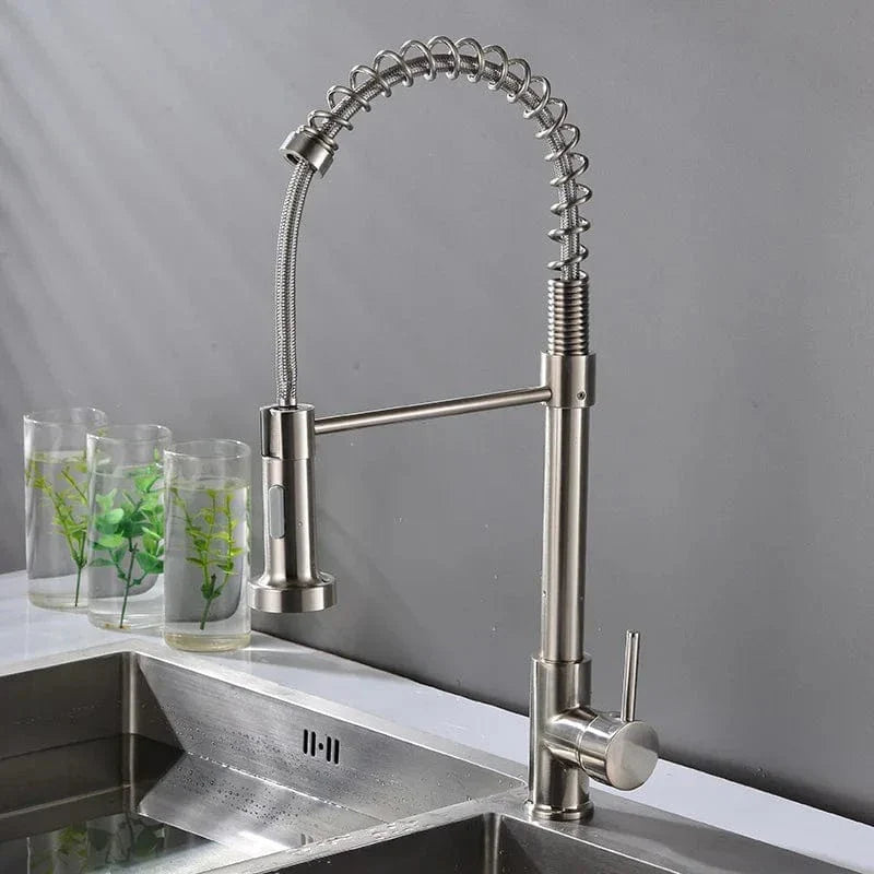 Mitigeur Cuisine Doré avec Douchette Finition Prestige Durable – Cuvéa