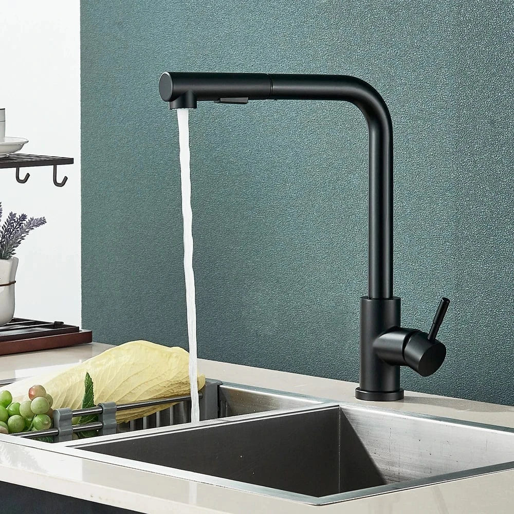 Robinet Évier Cuisine Rétractable Portée Étendue Design Moderne – Cuvéa
