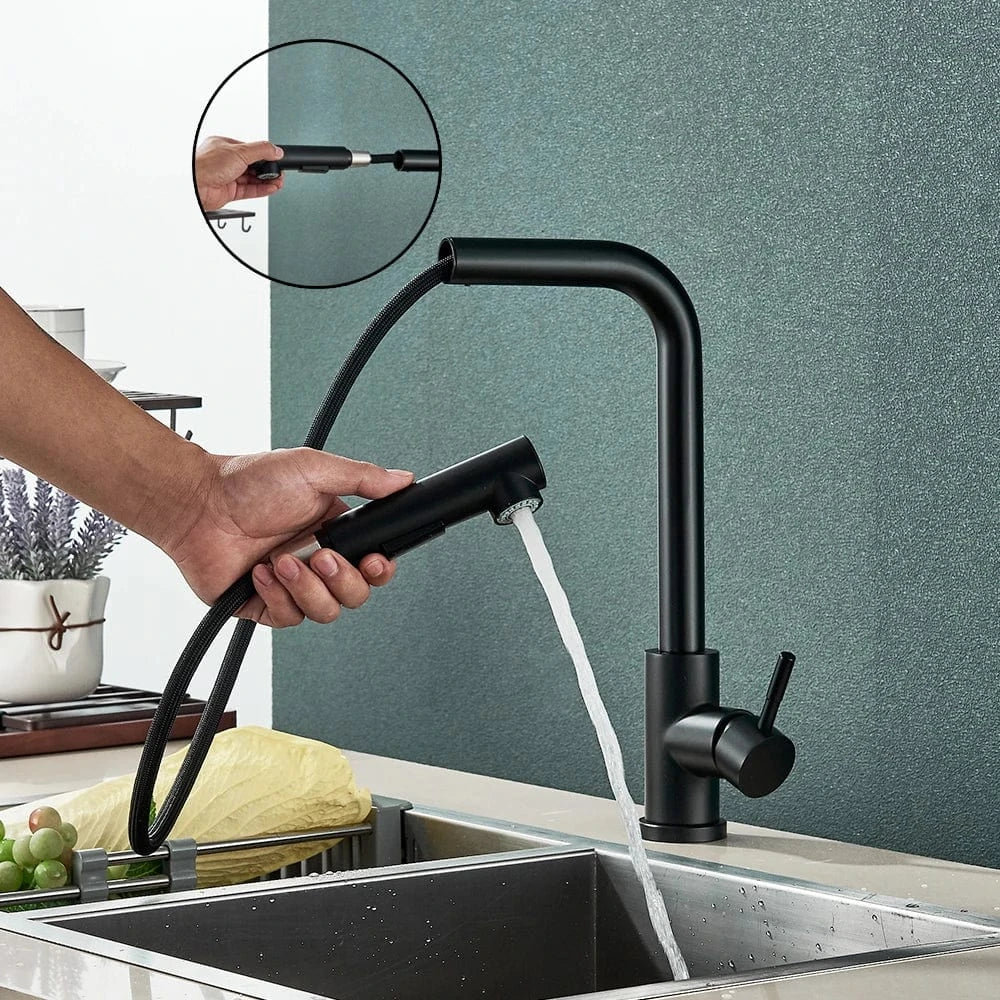 Robinet Évier Cuisine Rétractable Portée Étendue Design Moderne – Cuvéa