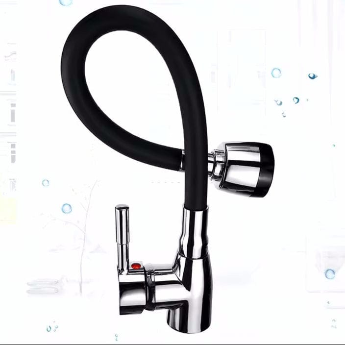 Mitigeur Cuisine Noir Douchette Pivotante 360° Évier Entièrement Couvert – Cuvéa