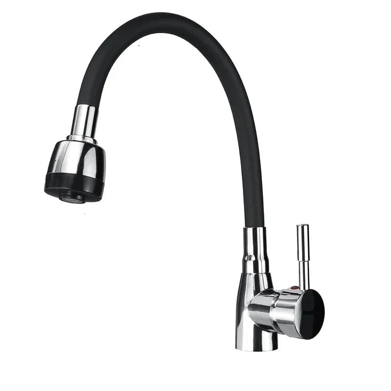 Mitigeur Cuisine Noir Douchette Pivotante 360° Évier Entièrement Couvert – Cuvéa