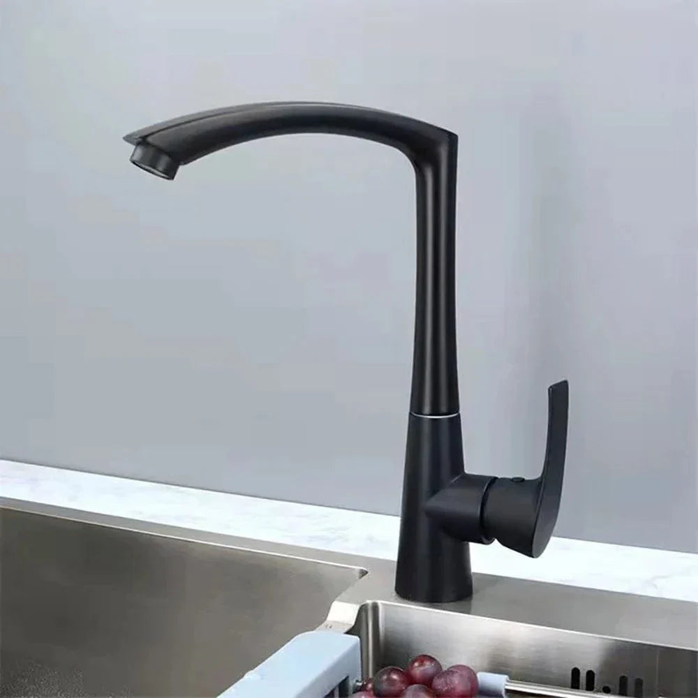 Mitigeur Cuisine Noir Finition Mate Élégance et Performance – Cuvéa