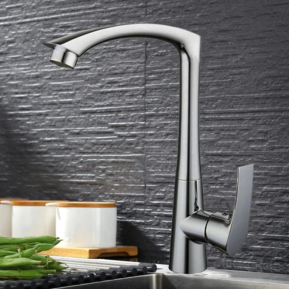 Mitigeur Cuisine Noir Finition Mate Élégance et Performance – Cuvéa